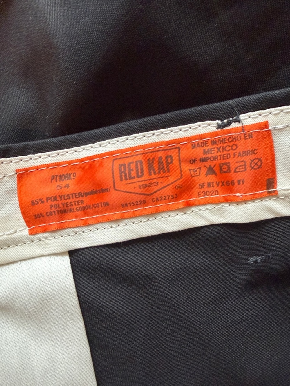 Men's WrinkleFree Regular Fit Twill Blend Work Pants - Picture 5 of 6